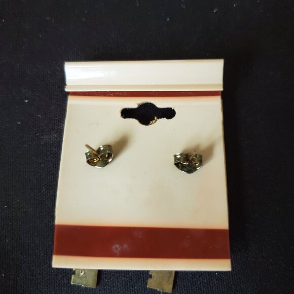 K&M Blue Enamel Key Earrings OWT - Picture 2 of 2